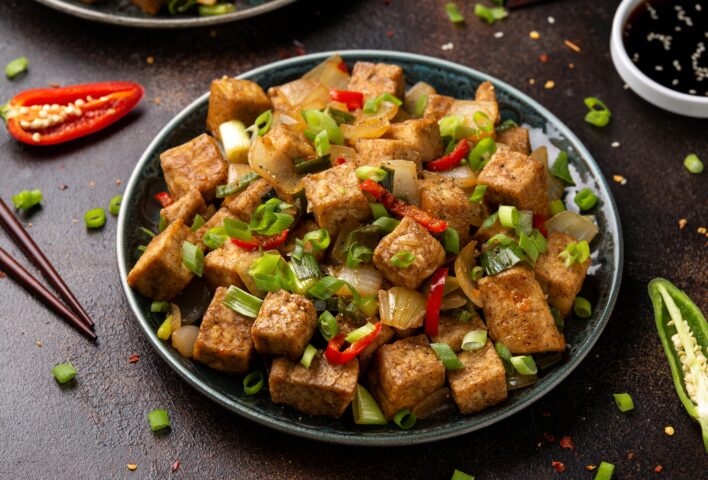 Salt and pepper tofu