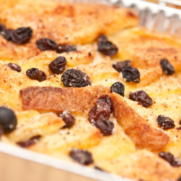 Whisky-Infused Bread and Butter Pudding