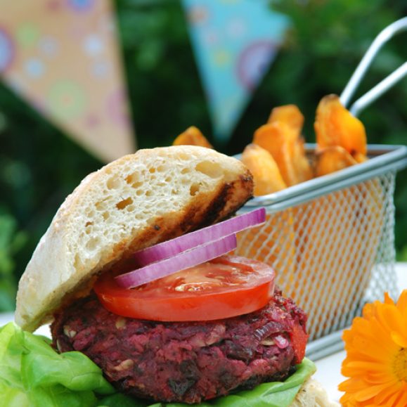 Beetroot and Chilli Burgers