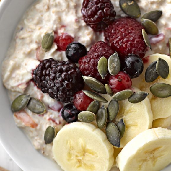 Bircher Muesli with Apple and Berries