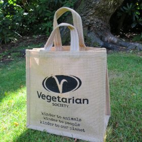 Vegetarian Society jute shopper