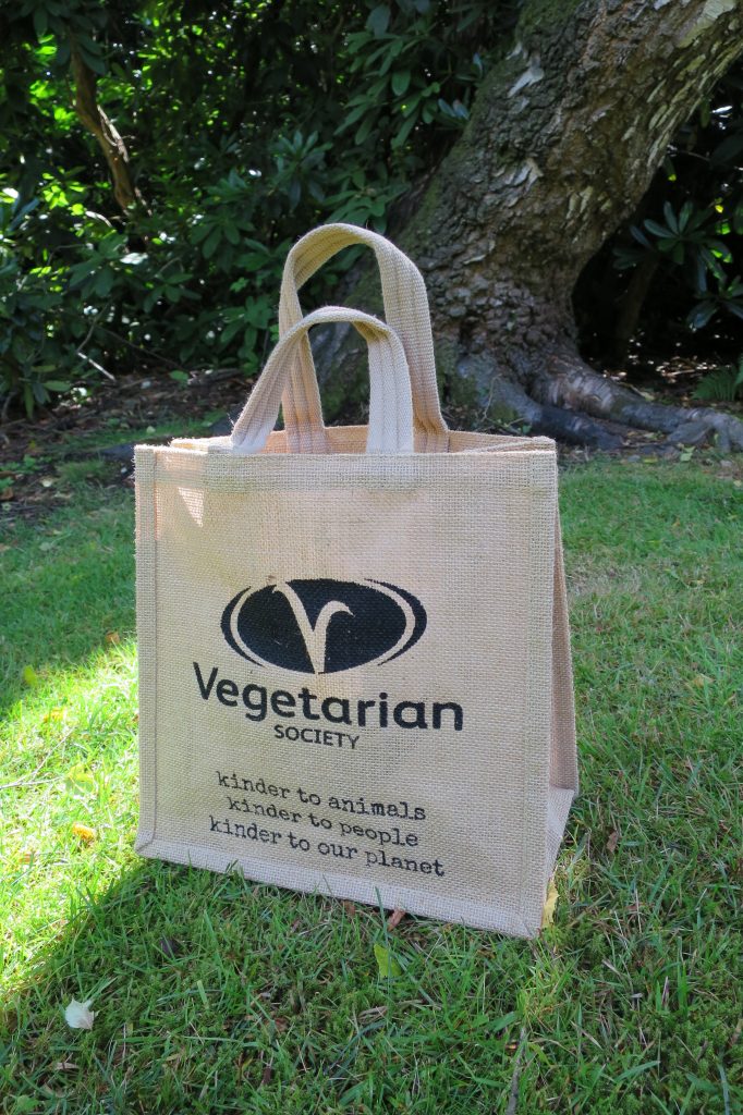 Vegetarian Society jute shopper