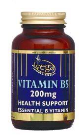 V-CapsTM Vitamin B5 (Pantothenic Acid) 200mg