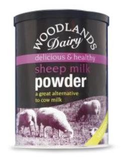 Skimmed Sheep’s Milk Powder – 500g re-sealable canister.