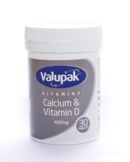 Valupak Vitamins Calcium & Vitamin D Tablets