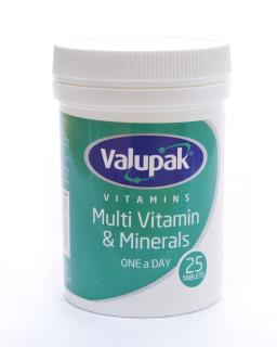 Valupak Vitamins Multi Vitamin & Mineral OAD Tablets