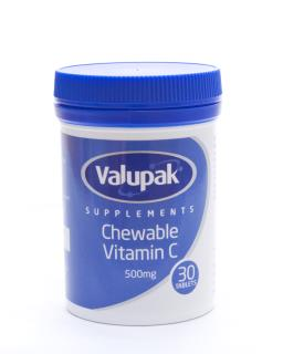 Valupak Vitamins Vitamin C 500mg Tablets