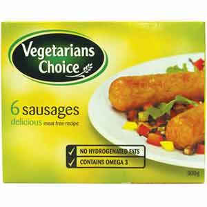 Omega 3 Vegetarian Sausages