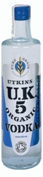 Utkins UK5 Organic Vodka 70cl