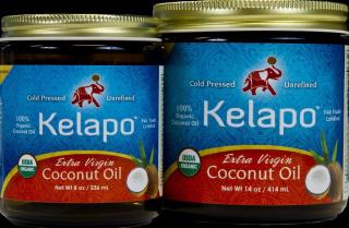 Kelapo coconut oil in a jar