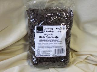 Organic Rich Chocolate Catering Drops 1kg/7.5kg