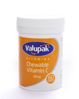 Valupak Vitamins Vitamin C 80mg Tablets