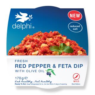 Red pepper & feta dip