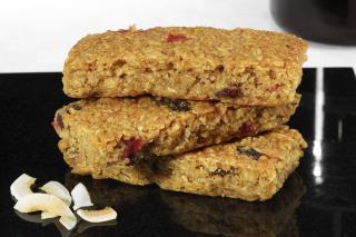 Fruit & Coconut Flapjack Portion