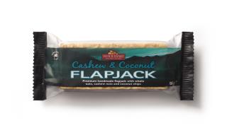 Brynmor Flapjack – Cashew & Coconut 80g