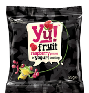 Yu! Yogurt Coated Fruit – Raspberry