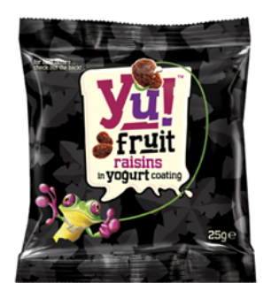 Yu! Yogurt Coated Fruit – Raisin