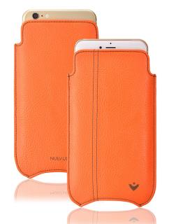 NUEVUE Iphone 6 faux leather case – Flame Orange