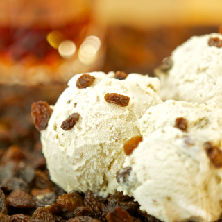 Rossi Ice Cream Rum & Raisin