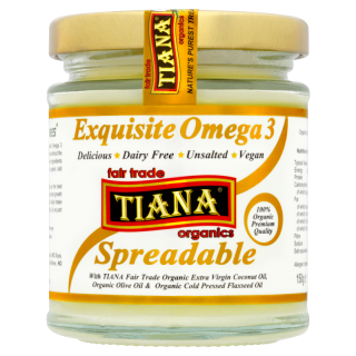 TIANA Fairtrade Organics Exqusite Omega 3 Spreadable Butter