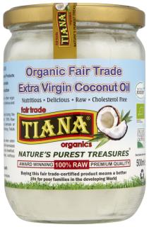 TIANA Fairtrade Organics Raw Extra Virgin Coconut Oil