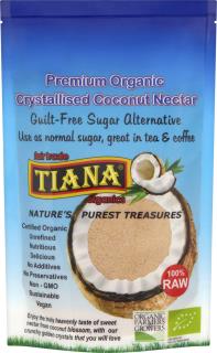 TIANA Fairtrade Organics Crystallised Raw Coconut Nectar