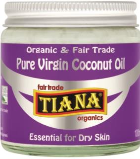 TIANA Fair Trade Organics Pure Virgin Coconut Oil for Dry Skin