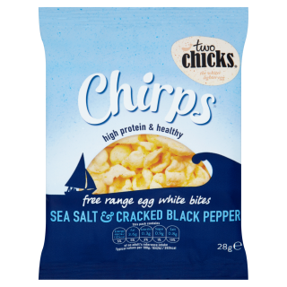 Chirps – Sea Salt & Black Pepper Flavour Egg Chips