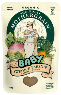 Quinola Mothergrain Baby Meal: Swede, Parsnip & Quinoa (stage 2/ 8months+)