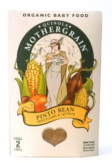 Quinola Mothergrain Baby Meal: Pinto Bean, Sweetcorn & Quinoa (Stage 2/ 8months+)