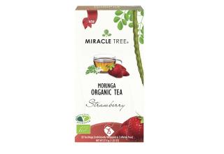 Miracle Tree’s Organic Moringa Tea: Strawberry