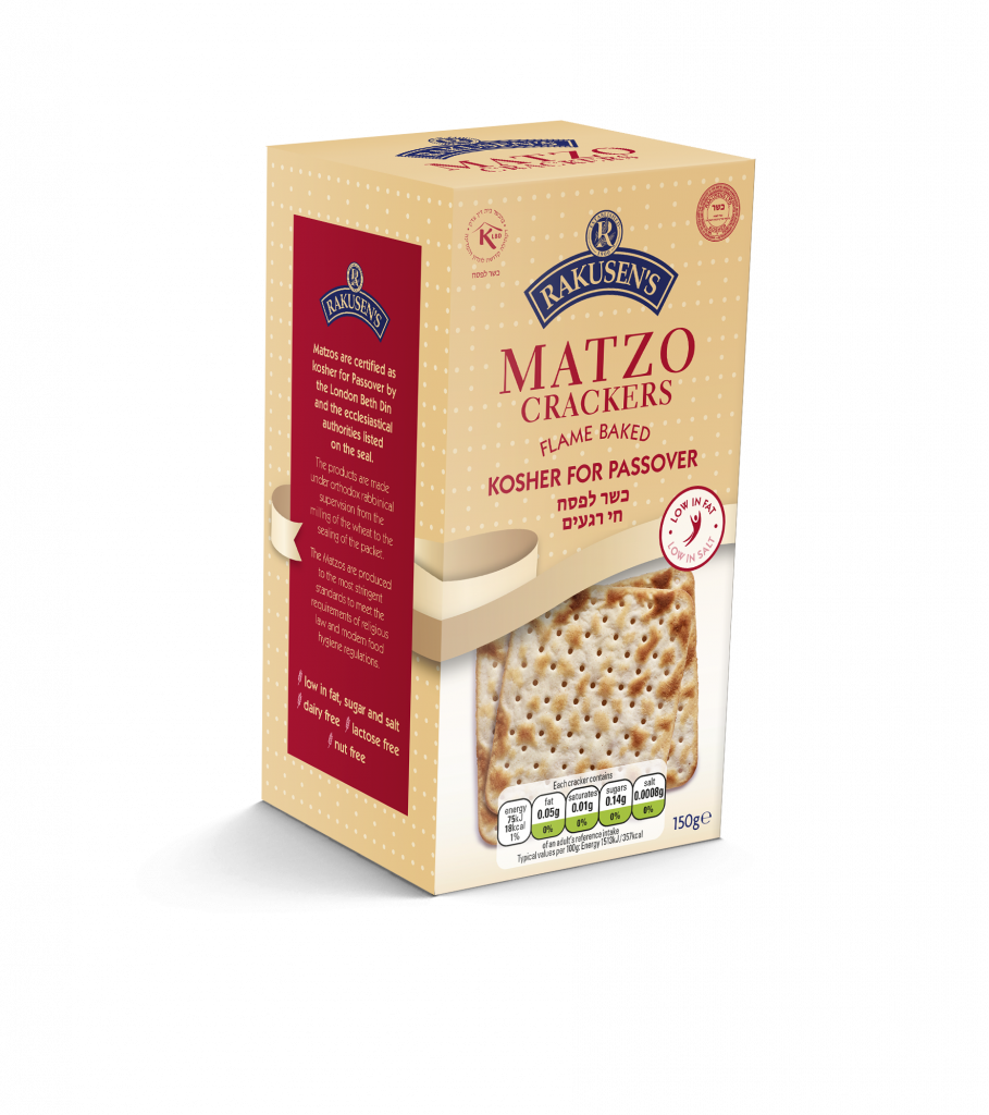 Rakusen’s Passover Matzo Crackers 150g