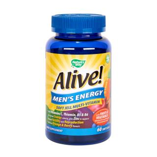 Alive! Soft Jell Multi-Vitamin – Men’s Energy