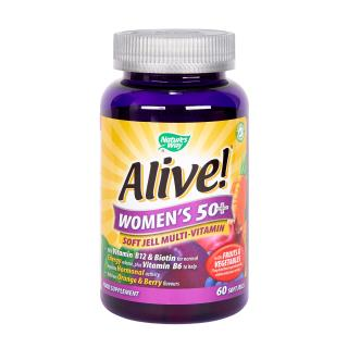 Alive! Soft Jell Multi-Vitamin – Women’s 50+