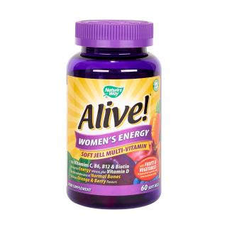 Alive! Soft Jell Multi-Vitamin – Women’s Energy