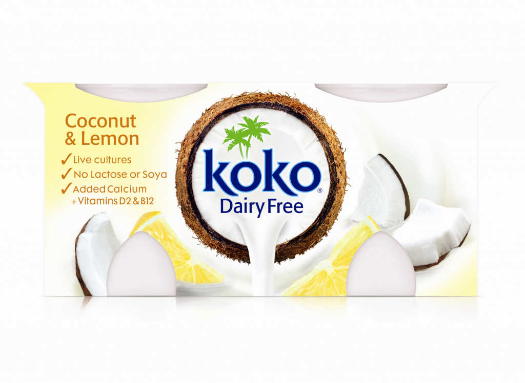 Koko Dairy Free Coconut & Lemon Yogurt 2x125g