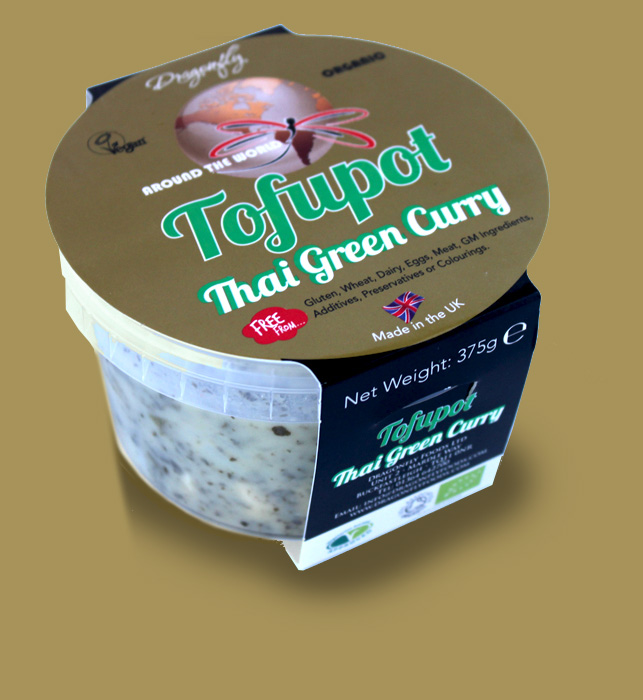 Thai Green Curry with Pasteurized Dragonfly Tofu