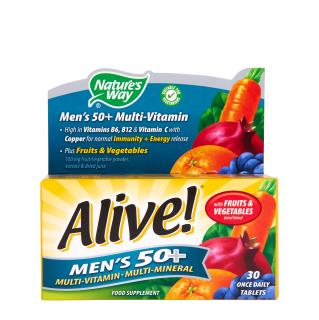 Alive! Men’s 50+ Energy Once Daily Tablets