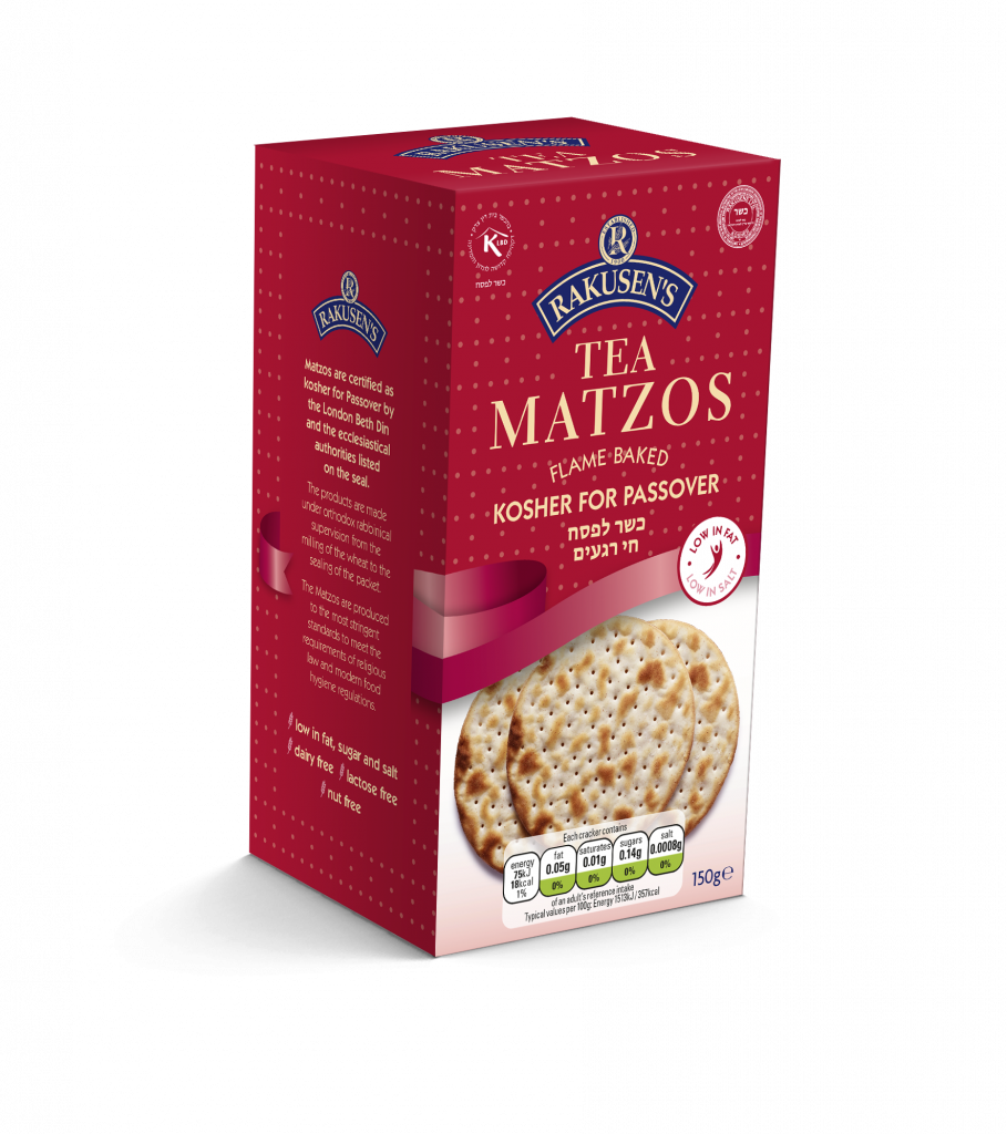 Rakusen’s Passover Tea Matzo Crackers 150g