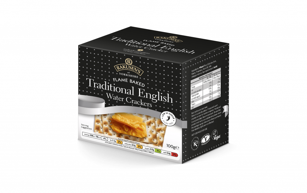 Rakusen’s Traditional English Water Cracker 100g UK