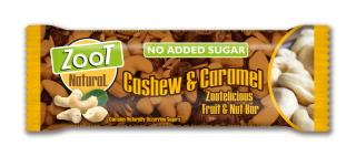 ZooT Natural Cashew & Caramel Fruit and Nut bars