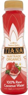 TIANA Fairtrade Organics Raw Coconut Water with Real Pomegranate