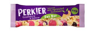 PERKIER Oaty Cranberry & Cashew Sprouted Bar 40g