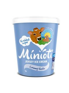 Minioti Jersey Ice Cream: Creamy Vanilla