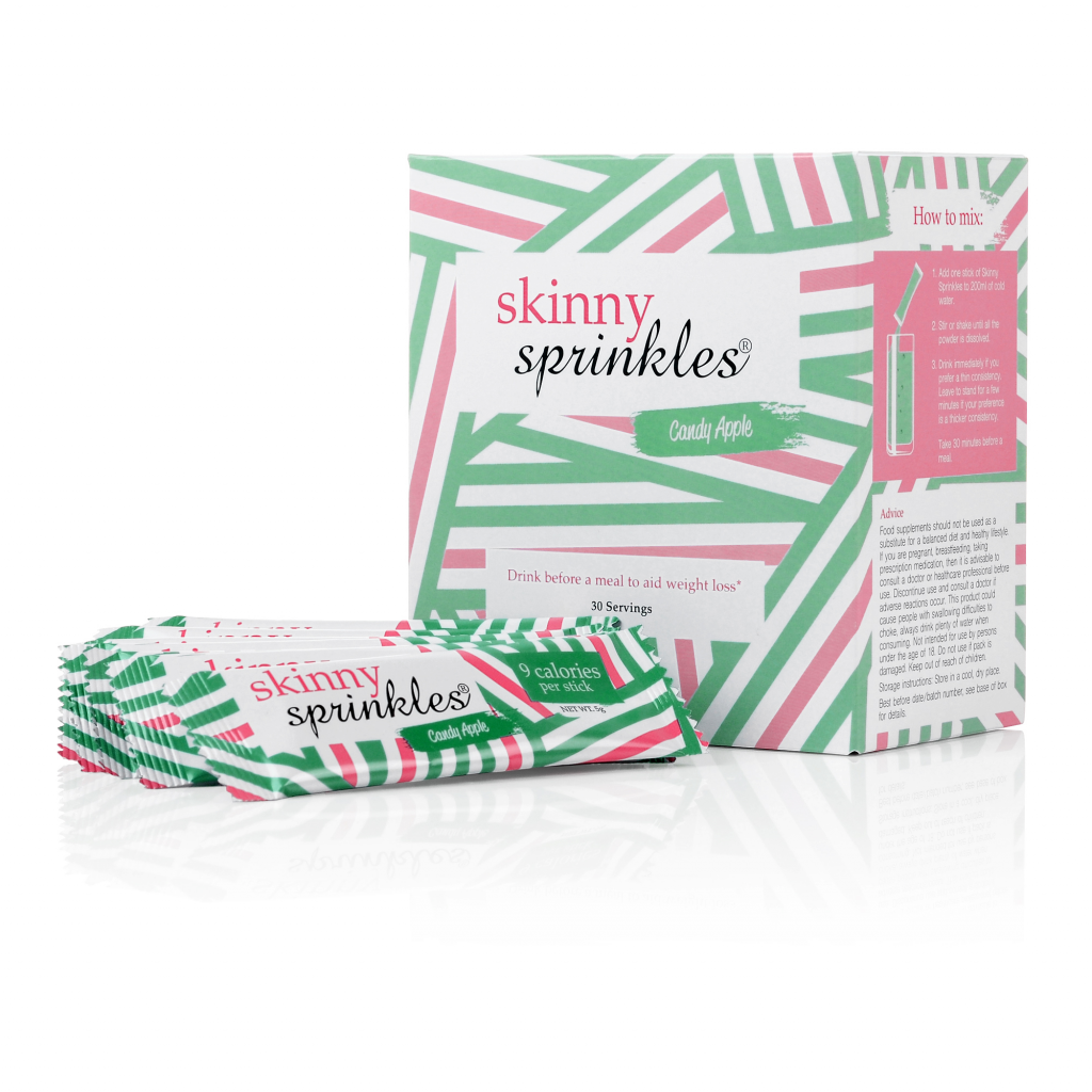 Skinny Sprinkles Candy Apple