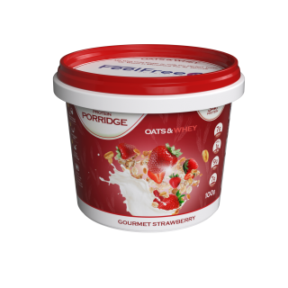 Protein Porridge Pots: Gourmet Strawberry