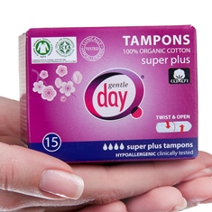 Organic Cotton Tampons Super