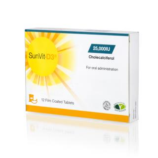 SunVit-D3 25,000 IU Tablets