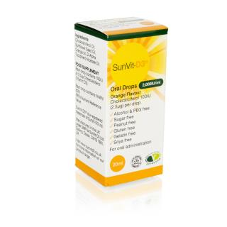 SunVit-D3 Oral Drops 100 IU/drop (2,000IU/ml)