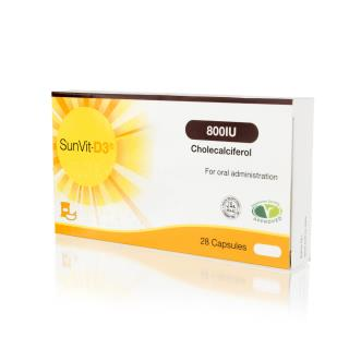 SunVit-D3 800 IU Capsules